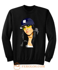 Aaliyah New York Trucker Caps Sweatshirt