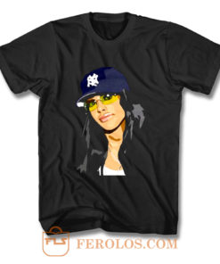 Aaliyah New York Trucker Caps T Shirt