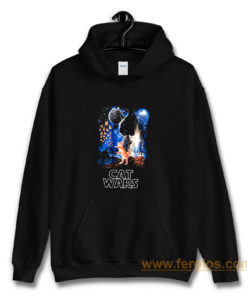 Adult Humor Cat Wars Parody Star Wars Hoodie