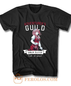 Adventurers Guild Girl Goblin Slayer T Shirt