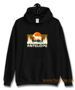 African Antelope Retro Wildlife Lover Hoodie