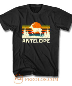 African Antelope Retro Wildlife Lover T Shirt