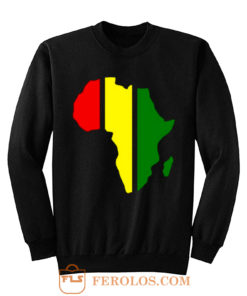 African Rasta Rastafarian or Reggae Sweatshirt