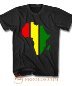 African Rasta Rastafarian or Reggae T Shirt