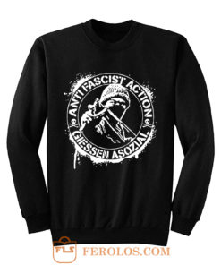 Anti Fascist Action Giessen Asozial Sweatshirt