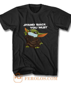 Baby Yoda Social Distance T Shirt