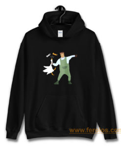 Banksy Hook Swan Honk Honk Hoodie