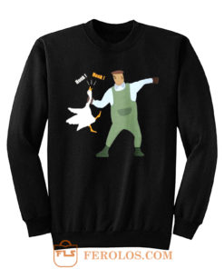 Banksy Hook Swan Honk Honk Sweatshirt