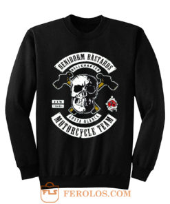 Benidorm Bastards HELLS ANGELS Motorcycle Sweatshirt