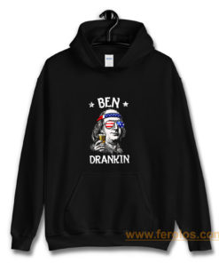 Benjamin Franklin Drinking America Hoodie