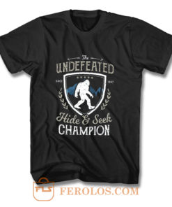 Bigfoot Undefeated T Shirt