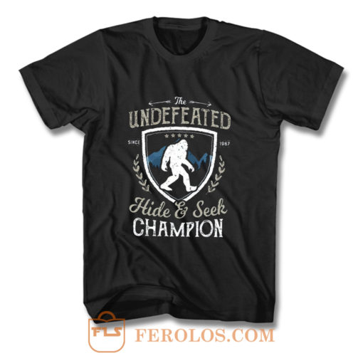 Bigfoot Undefeated T Shirt