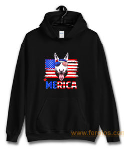 Bull Terrier Merica For 4th July United State Cute Hoodie