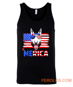 Bull Terrier Merica For 4th July United State Cute Tank Top