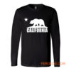 California Bear White Long Sleeve