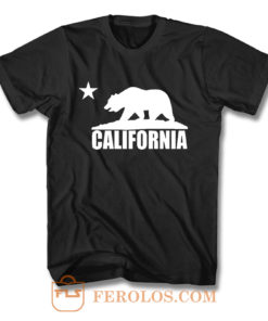 California Bear White T Shirt