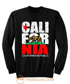 California Republic state Bear Flag Vintage Sweatshirt