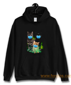 Cats with Face Mask 2020 Hoodie