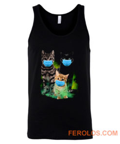Cats with Face Mask 2020 Tank Top