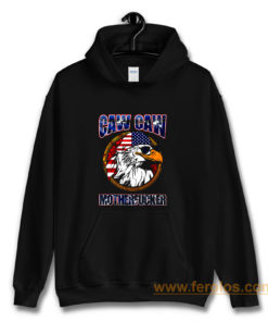 Caw Caw Mother Fcker Patriotic USA Funny Murica Eagle 4th of July Hoodie