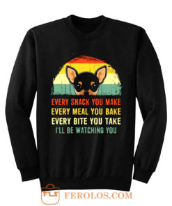 Chihuahua Quote Vintage Dog Sweatshirt