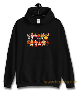 Classic Nes Nintendo 8bit Mike Tyson Punchout Characters Hoodie