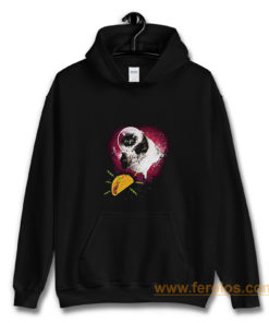 Cute Astronot Cat Get Nachos Hoodie