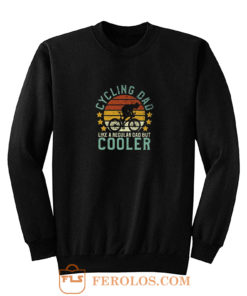 Cycling Dad Funny Vintage Sweatshirt