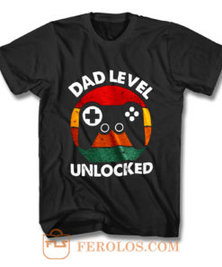 Dad Level Unlocked T Shirt