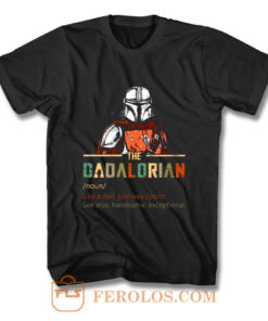 Dadalorian like a Dad just way cooler Star Wars The Mandalorian T Shirt