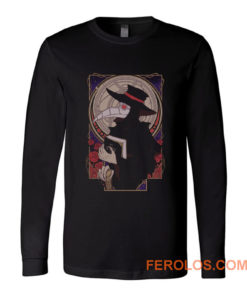 Dark Plague Doctor Creepy Art Black Death Medieval Health Horror Long Sleeve