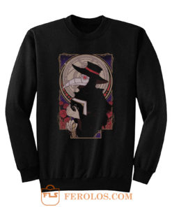 Dark Plague Doctor Creepy Art Black Death Medieval Health Horror Sweatshirt