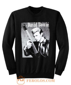 David Bowie Classic Guitarist Sweatshirt