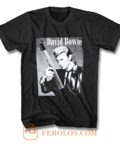 David Bowie Classic Guitarist T Shirt