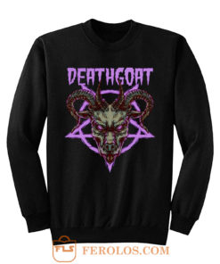 Death Goat Death Metal Band Sweatshirt