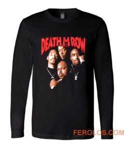 Death Row Records Tupac Dre Retro Long Sleeve
