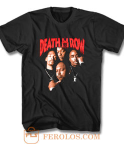 Death Row Records Tupac Dre Retro T Shirt