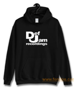 Def Jam Recordings Hip Hop Classic Music Hoodie