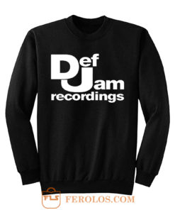 Def Jam Recordings Hip Hop Classic Music Sweatshirt