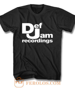 Def Jam Recordings Hip Hop Classic Music T Shirt