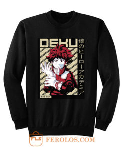 Deku Diagonal My Hero Academia Sweatshirt