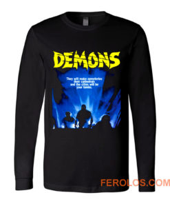 Demons Movie Demoni Italian Vintage Classic Horror Long Sleeve