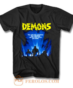 Demons Movie Demoni Italian Vintage Classic Horror T Shirt