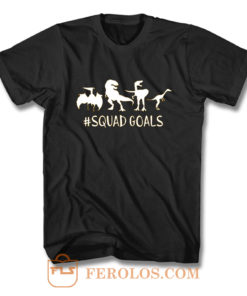 Dinosaur Squad Goals Funny T Shirt