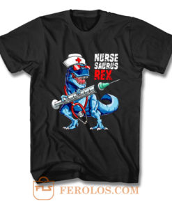 Dinosaur T rex Nurse T Shirt