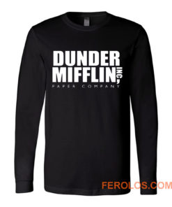 Dunder Mifflin Paper Inc Officetv Show Long Sleeve