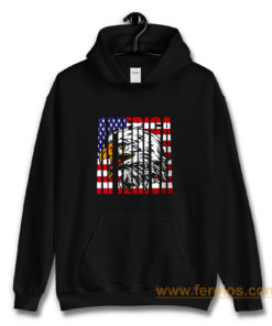 Eagle Mullet American Flag Hoodie