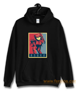 Evangelion Asuka Political Hoodie