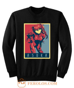 Evangelion Asuka Political Sweatshirt