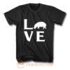 Extinction Animals Hippopotamus Love T Shirt